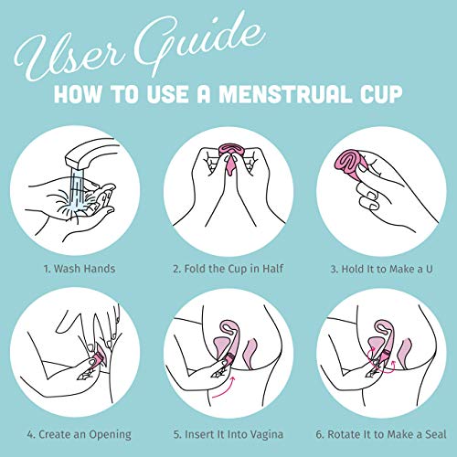 Dutchess Menstrual Cup - Leak-Free, Medical-Grade Silicone, Soft & Comfortable - 2 Small Cups