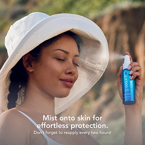 COOLA Organic Sunscreen SPF 50 Face Mist - Broad Spectrum, Vegan, Gluten Free - 3.4 Fl Oz