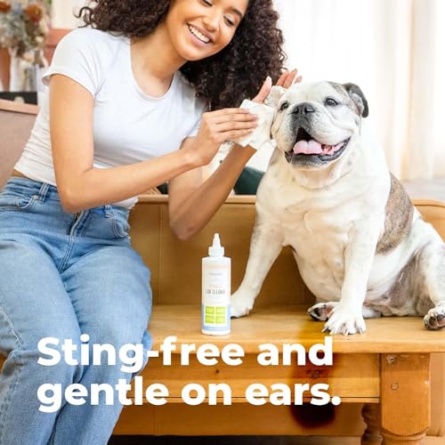 Oxyfresh Dog Ear Cleaner - Relieves Itchy Ears, Non-Toxic Formula - 8oz