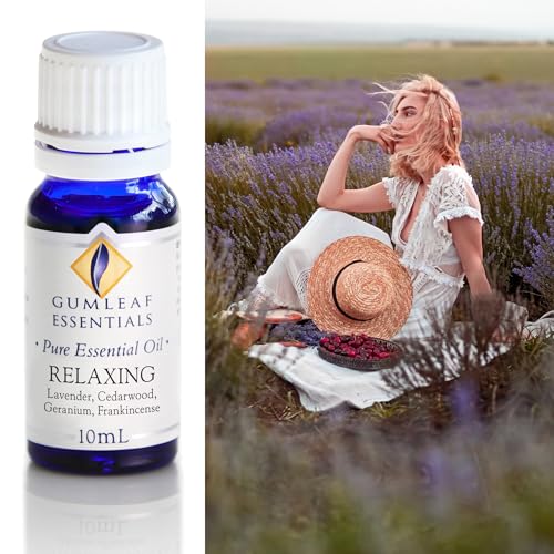 Gumleaf Essentials Relaxing Essential Oil Blend - 100% Pure, Vegan, 10ml for Aromatherapy