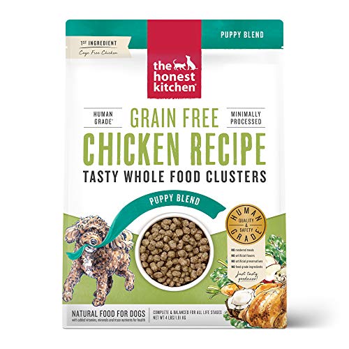 The Honest Kitchen Whole Food Clusters Dry Dog Food - Human Grade, High Protein, 4 lb