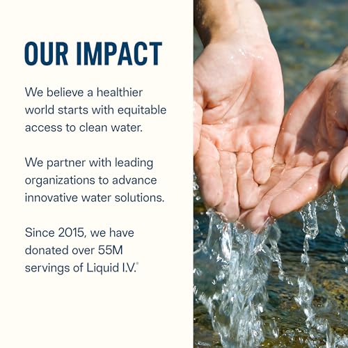 Liquid I.V. Hydration Multiplier - Electrolyte Drink Mix, Non-GMO Strawberry Flavor - 16 Servings