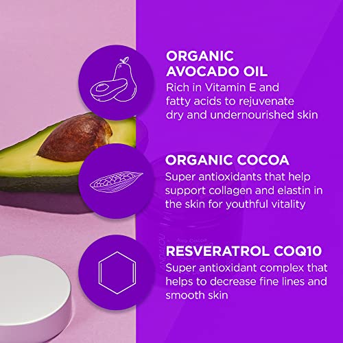 Andalou Naturals Face Mask - Nourishing Avo Cocoa, Antioxidant-Rich for Dry Skin - 1.7oz
