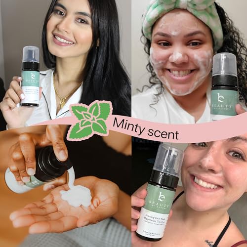 Foaming Face Wash - Deep Cleansing, Non-Drying, Gentle with Aloe Vera & Glycerin - 8oz