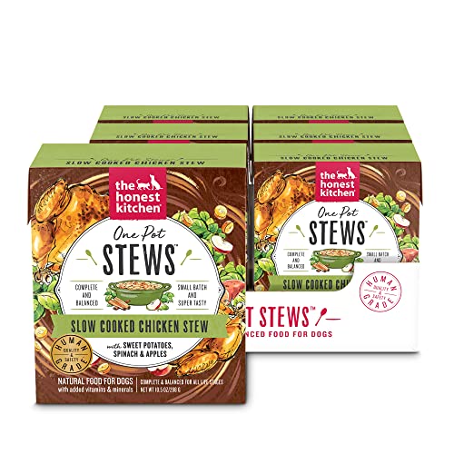 The Honest Kitchen One Pot Stews - Human Grade Chicken Stew, No Fillers, 10.5oz x6