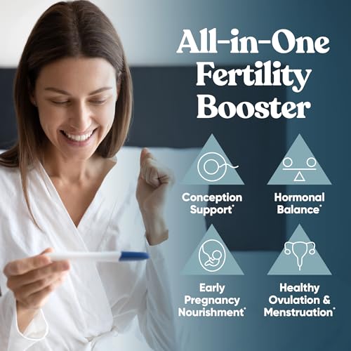 Conception Fertility Supplements - Supports Hormonal Balance & Healthy Cycles - 60 Veg Capsules