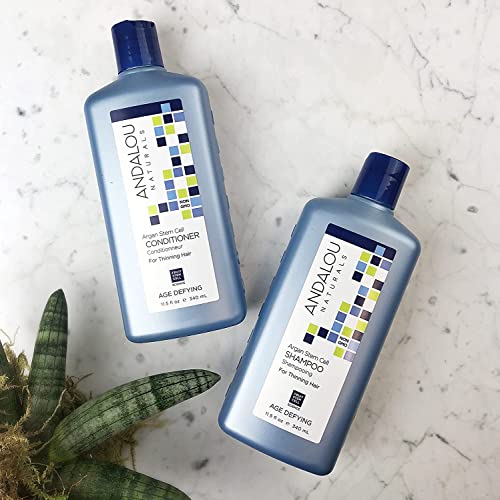 Andalou Naturals Argan Stem Cell Shampoo - Strengthens Thinning Hair, Sulfate-Free - 11.5oz