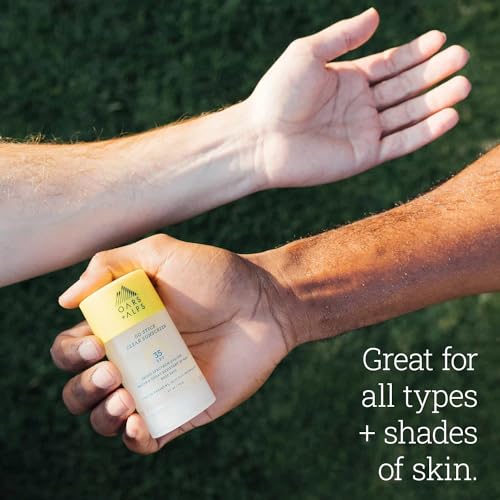 Oars + Alps Go Stick SPF 35 Sunscreen - Hydrating, Water-Resistant, TSA-Friendly - 1.7 Oz