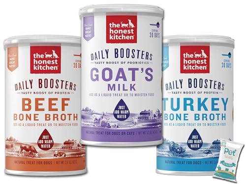 The Honest Kitchen Probiotic Pet Food Bundle - Human Grade, All Natural, USA Made - 5.2oz & 3.6oz