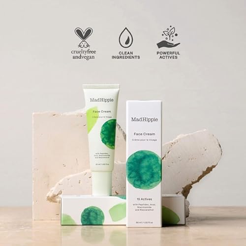 Mad Hippie Skin Care Set - Anti-Aging Face Cream & Cleanser with Niacinamide, 2 Pieces
