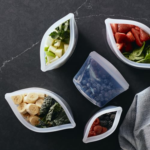 STASHER 4-Cup Bowl - Versatile Meal Prep, Premium Silicone, Microwave & Dishwasher Safe - 1 EA