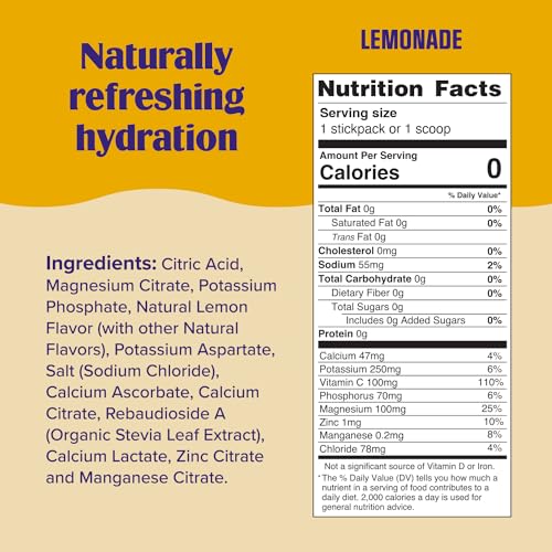 Ultima Replenisher Hydration Powder - 6 Key Electrolytes, Sugar-Free, Keto Friendly - 90 Servings