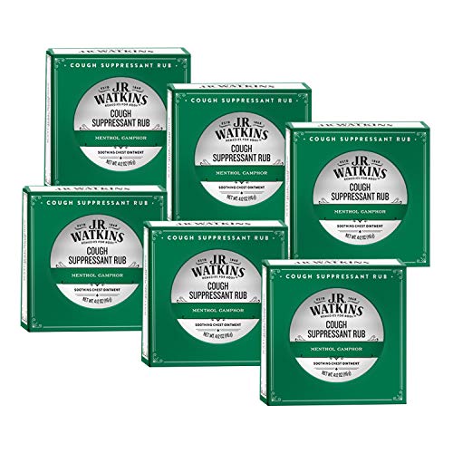 J.R. Watkins Chest Rub - Relieves Congestion, Natural Ingredients, Leaping Bunny Certified - 4.13 oz