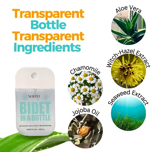Bidet In A Bottle Personal Cleansing Spray - Skin-Friendly Refresh, Portable 50ml