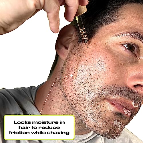 Leaf Shave Shaving Oil - Moisturizes, Reduces Irritation, Vegan & Plastic-Free Dropper - 1.7 fl oz