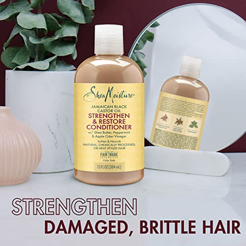 SheaMoisture Conditioner - Nourishes & Smooths Hair, Detangles & Controls Frizz - 13 oz