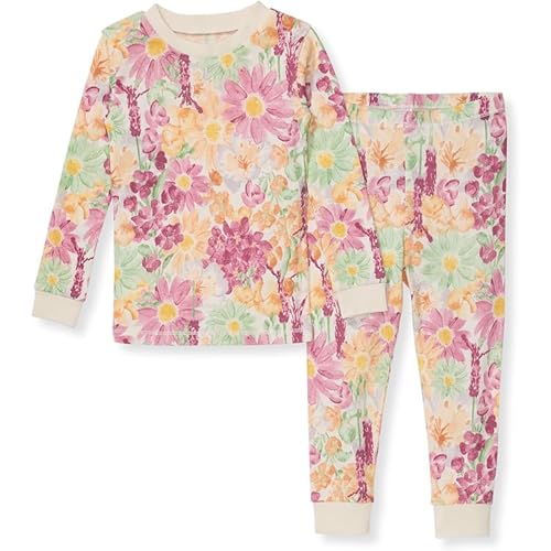 Burt's Bees Baby Boys' Pajamas - 100% Organic Cotton, Snuggly Soft, True-to-Size - Haunted Castle