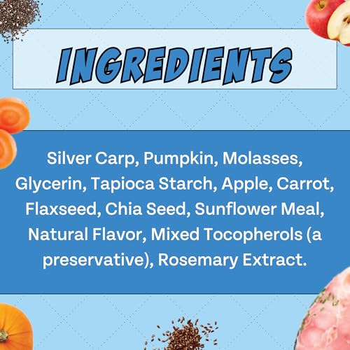 Chippin Fish & Sweet Potato Dog Treats - Low-Fat, Hypoallergenic, Grain-Free - 5oz