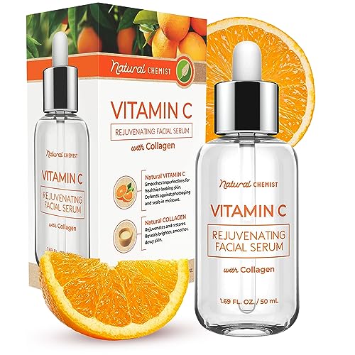 Natural Chemist Face Serum - Boost Hydration, Brighten Skin & Reduce Dark Spots - 1.69 Fl. oz