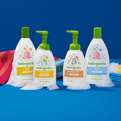 Babyganics Kids Shampoo & Body Wash - Fragrance-Free, Non-Allergenic, Tear-Free - 16 Fl Oz