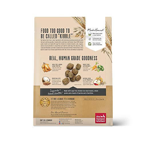 The Honest Kitchen Dry Dog Food - Human Grade Chicken & Oats, Balanced Nutrition - 1 lb