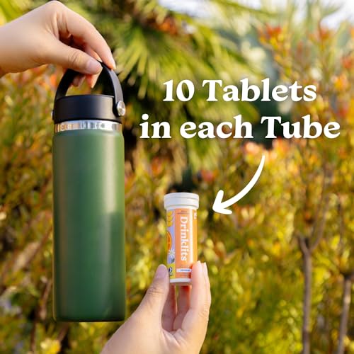 Drinklits Daily Hydration Pack - Sugar-Free Electrolyte Boost, Natural Citrus Flavors - 30 Servings