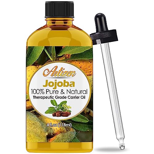 Artizen Body Oil - 100% Pure Jojoba, Cold Pressed Moisturizer for Skin & Hair - 4oz Bottle