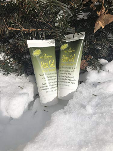 All Terrain Aloe Gel Skin Relief Set - Moisturizing & Soothing for Cuts, Sunburns - 5oz