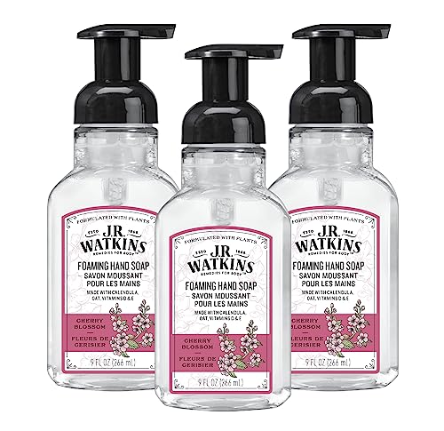 J.R. Watkins Foaming Hand Soap - Moisturizing Grapefruit Scent, Alcohol-Free, 9 fl oz, 3 Pack