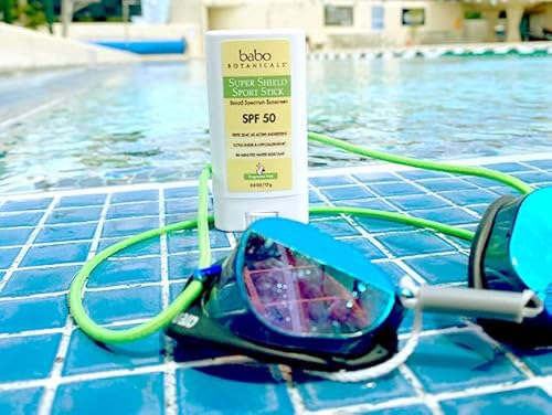 Babo Botanicals SPF 50 Stick Sunscreen - 70% Organic, Zinc-Based, Fragrance-Free - 0.6oz