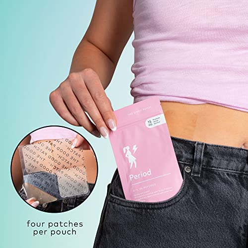 The Good Patch Feminine Care Set - Hemp Infused for Cramps Relief, Natural Ingredients - 8 Patches