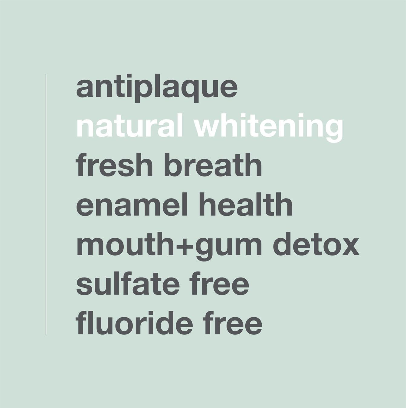 Davids Natural Toothpaste - Whitening & Antiplaque, Fluoride-Free, EWG Verified, 5.25oz