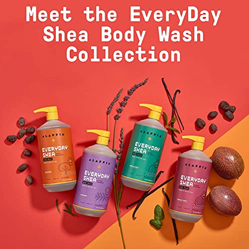 Alaffia EveryDay Shea Shampoo & Conditioner Set - Nourishing, Lavender Aroma - 32oz Each