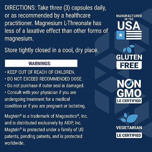 Life Extension Neuro-mag Magnesium - Boost Memory & Focus, Non-GMO, Gluten-Free - 90 Capsules