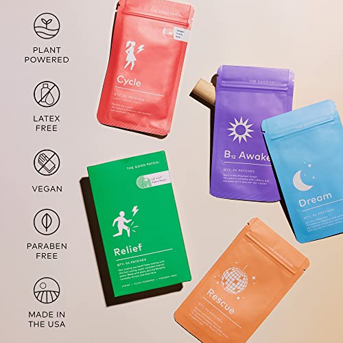 The Good Patch Mixed Bundle - Plant-Based Relief for Common Ailments, 20 Patches