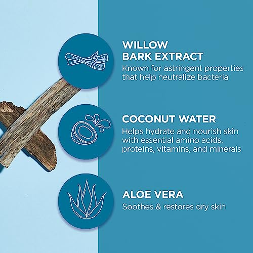 Andalou Naturals Face Mask - Hydrating Hydro Serum with Coconut Water, Non-GMO - 0.6 Fl Oz
