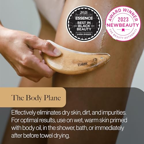Esker Body & Hair Mist Set - Exfoliation & Firming Oil, Vegan, Plant-Based - 3 Piece Gift Set