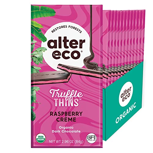 Alter Eco Chocolate Truffle Thins - Organic, Non-GMO, Gluten & Soy-Free, 12-Pack