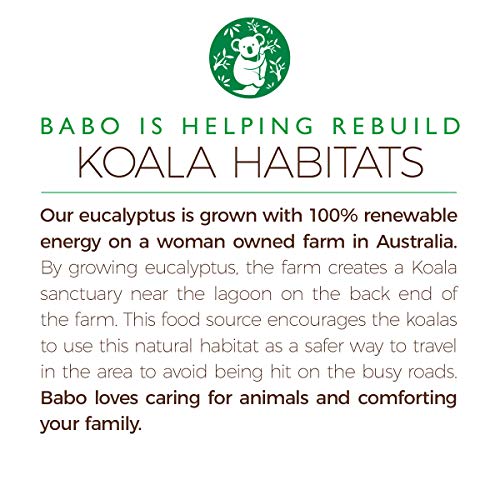 Babo Botanicals Eucalyptus Chest Rub - USDA Organic, Calming Relief for Sensitive Skin - 3oz