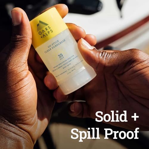 Oars + Alps Go Stick SPF 35 Sunscreen - Hydrating, Water-Resistant, TSA-Friendly - 1.7 Oz