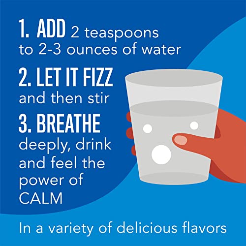 Natural Vitality CALM Magnesium Drink Mix - Anti-Stress, Calcium Boost, Raspberry Lemon - 8oz