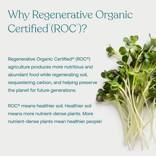 True Grace Broccoli Microgreens - Supports Cellular & Immune Health, Vegan - 0.4 oz, 30 Servings