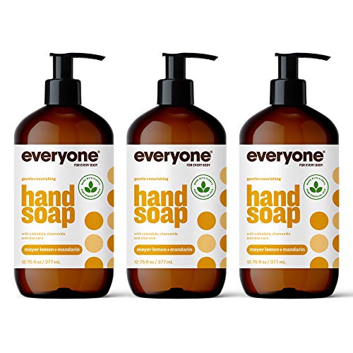 Everyone Hand Soap - Plant-Based Cleansers with Essential Oils, Lavender & Lemon - 3 Pack