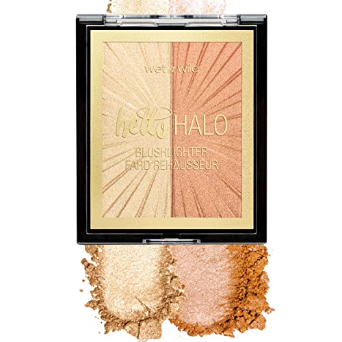 wet n wild MegaGlo Blushlighter - Blendable Duo for Radiant Glow, Cruelty-Free - I Met Someone