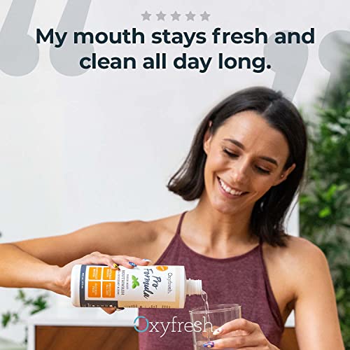 Oxyfresh Pro Formula Mouthwash - All-Day Fresh Breath & Healthy Gums, Alcohol-Free - 16oz