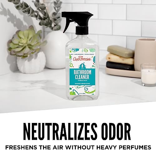 Aunt Fannie's Bathroom Cleaner - Vinegar Formula, Natural Ingredients, EWG A-rated - 16.9 oz