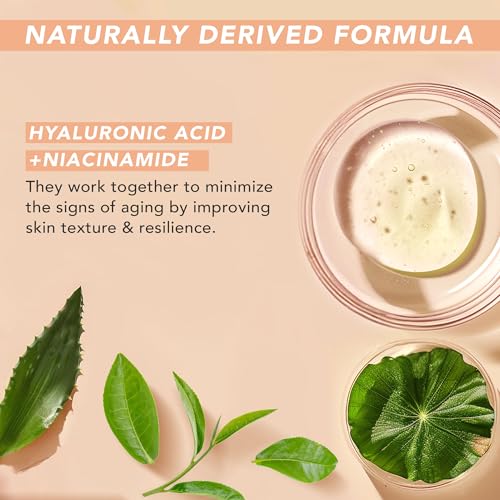 USA Made Eye Cream - Reduces Dark Circles & Puffiness, Hydrates with Hyaluronic Acid - 0.5oz