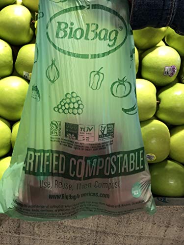 BioBag Compostable Produce Bags - Durable & Certified for Organics Programs - 15x17, 1120 Count