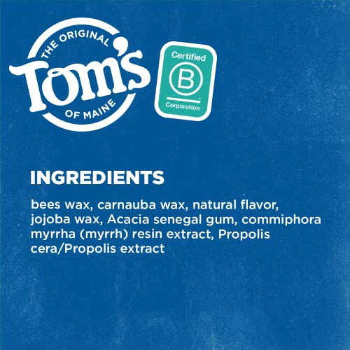 Tom's of Maine Dental Floss - Antiplaque, Naturally Waxed, Spearmint Flavor - 6 Pack, 32 Yards Each