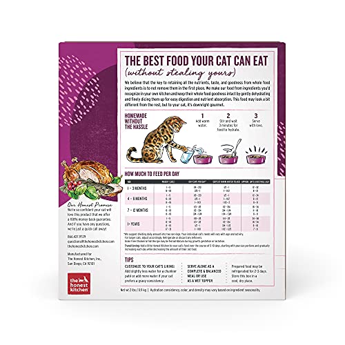 The Honest Kitchen Dehydrated Dog Food - Protein-Rich, Human Grade, Natural Ingredients - 2 lb Box